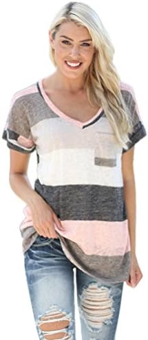 TAORE 2017 Fashion Women Summer Loose Short Sleeve Shirt Casual T-Shirt Tops Blouse (4XL, Gray)