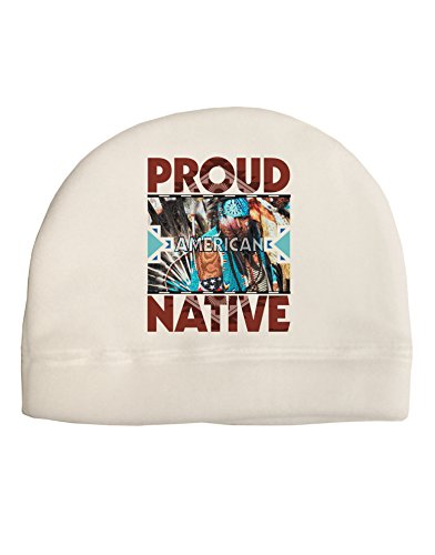 TooLoud Proud Native American Child Fleece Beanie Cap Hat