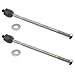 TRQ Front Tie Rod Set Compatible with 1998-2002 Subaru Forester 1997-2001 Impreza