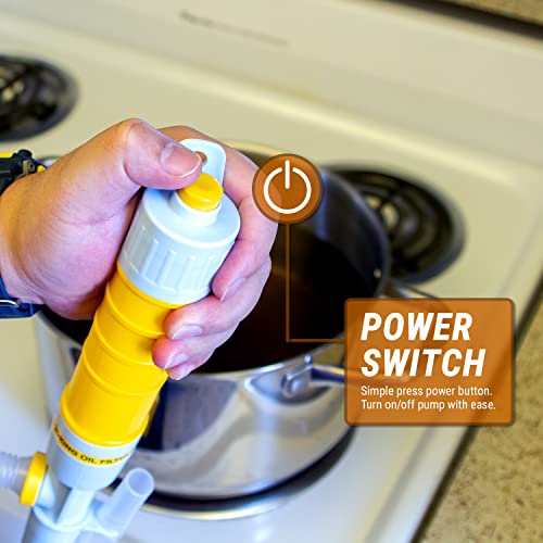 TERA PUMP Next Generation Cooking Oil Filter Pump/Reuse Deep Fryer Oil