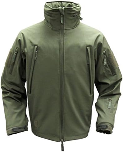 SANDRA Men's Condor Summit Softshell Tactical Jacket - 3 Layer Reinforced Winter Coat