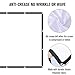 Coolwoo 120 inch Projector Screen, 16:9 HD Foldable Portable Anti-Crease Indoor Outdoor Movie Screen Double Sided Projection for Home Theater Gaming Office