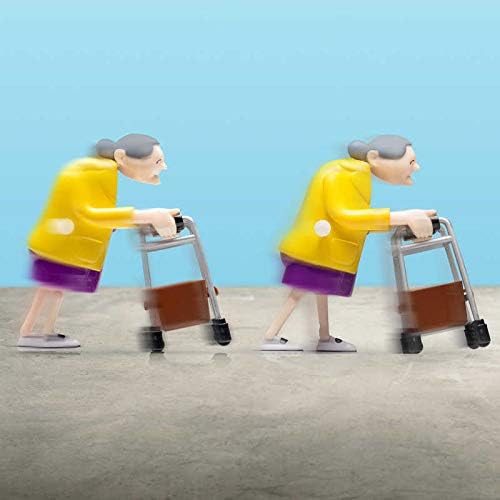 Tobar Racing Grannies Wind Up and Pull Back Toys Novelty Joke Gifts, Green, Large