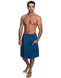 TowelSelections Men's Wrap, Shower & Bath, Terry
