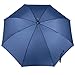 Totes Eco Auto Open Umbrella Classic Wooden J Stick Handle with Easy Grip - Windproof, Rainproof and Durable Canopy Design – Versatile Travel, Perfect for Rainy Days