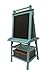 Little Partners Learn 'N Play 2-Sided Art Easel for Painting, Magnetic Dry Erase & Chalkboard, Kids Art Supplies, Toddler Arts & Crafts (Turquoise)