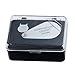 MSLAN 30X Full Metal Illuminated Jewelers Magnifier,Best Folding Pocket Magnifying Glass Jewelers Lens Eye Loupe with LED Light(Detecting/Jewelry Identifying Type)