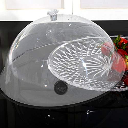 TMKEFFC Smoking Cloche Dome Cover 10 Inches Lid for Plates, Bowls and Glasses, Smoker Gun Smoking Infuser Smoke Infusion Specialized Accessory