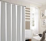 Eforgift Waterproof Shower Curtain Solid,Fabric Bath Curtains,72-inch By 72-inch (Mosaic white)