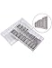 Mudder 360 Pieces 8 - 25 mm Watch Spring Bars Link Pins with Cleaning Cloth