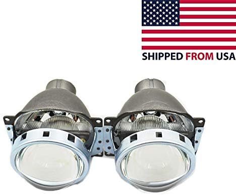 YUFANYA H4Q5 Bixenon Projector Lens 3.0 Inch Lens Car Headlight High Low Beam Metal Holder Fit For D2s D2H Bulb Car Motorcycle Retrofit