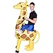 Bodysocks Adult Inflatable Giraffe Fancy Dress Costume