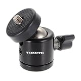 Mini Ball Head, VONOTO 1/4" Screw Tripod Mini Ball Head for DSLR Camera Camcorder Light Bracket Swivel