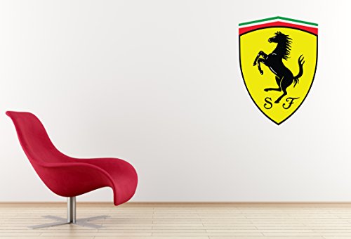 West Mountain Inc Ferrari Logo Wall Decal Sticker (Large: 24