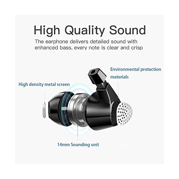 Headphone-Heavy-Bass-Stereo-Earphones-Earbuds-Noise-Isolating-Tangle-Free-Headsets-CBGGQ-in-Ear-Headphones-with-Remote-Microphonefor-iOS-and-AndroidLaptopsGamingBlackWhitePinkGreen-4-Pack CBGGQ Headphone Heavy Bass Stereo Earphones Earbuds Noise Isolating Tangle Free Headsets in Ear Headphones with Remote…