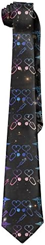 RN Symbol Of Nurses Syringe Sethoscope Men's Slim Fashion Skinny Neck Ties