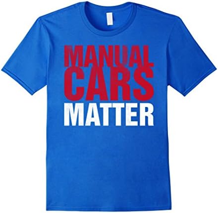 Men's Manual Cars Matter T Shirt 2XL Royal Blue