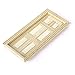 Tinksky 1:12 Dollhouse Miniature DIY 6-Panel Interior Wooden Door
