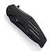 QSP Pocket Knife Pangolin QS105-C, Razor Sharp D2 Steel Blade and G10 Handle, Ball Bearing Mechanism Tactical Knife, Gift for Men(Black Titanium Coated Blade)