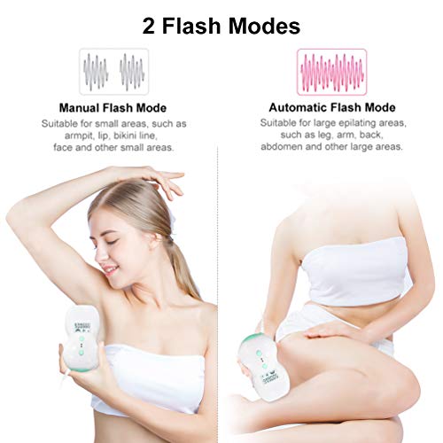 Hair Removal for Women, IPL Hair Remover 500000 Flashes System Professional Permanent Painless Device- Face, Legs, Bikini & Underarm Home Use for Women Men