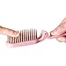 PUTYSUUN- Travel Hair Brush Folding Portable Pocket Size Pink Blue 2 Pack