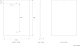 W Waterstone Frameless Bathroom Mirror 45x30cm with Pre-Drilled Holes view 2
