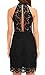 V'SHOW Women's Cocktail Dress High Neck Lace Dresses for Special Occasions