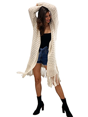 cream long cardigan sweater