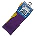 Athletic Half Cushioned Crew Socks | Basketball Player Design | Purple/Gold