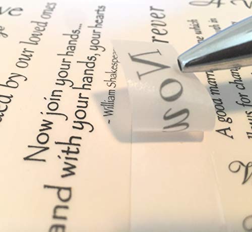 4 Piece+Wedding+Anniversary+Scrapbook+Sticker