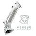 Stainless Steel Turbo Exhaust Downpipe w/Gasket + O2 Insert Fit For 97-05 Audi A4 B5/B6 VW PASSAT 1.8T