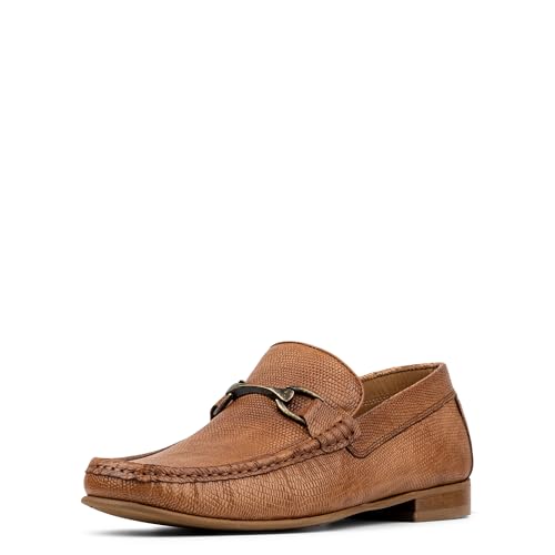Donald Pliner Mens Dannie Lizard Print, Whiskey 8.5