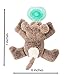 Nookums Paci-Plushies Puppy Buddies - Pacifier Holder (Plush Toy Includes Detachable Pacifier, Use with Multiple Brand Name Pacifiers)