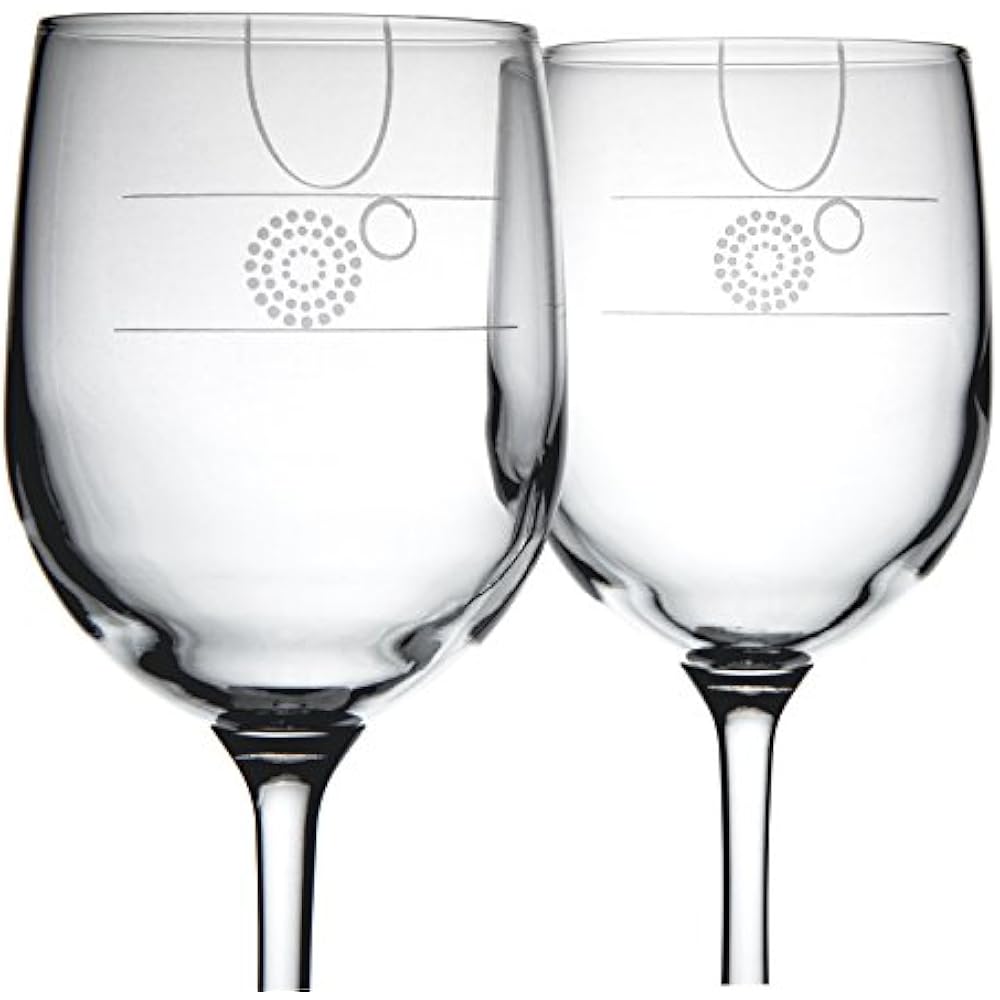 Aveq Wine Glasses Portion Control With Etched Fill Lines, Set Of 4 eBay