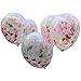 Mybbshower Metallic Gold Blush Pink Heart Confetti Balloons for Bachelorette Party Decoration 10 Inch Pack of 5