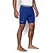 Under Armour Men's HeatGear Armour Compression Shorts – Mid, Royal (400)/Steel, Large