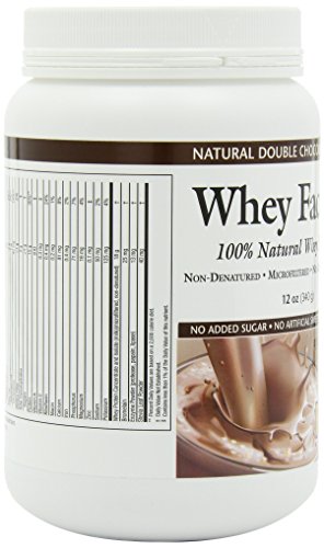 Natural Factors - Whey Factors, 100% Natural Whey Protein, Double Chocolate, 17 Servings (12 oz)