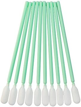 100PCS PS766 Polyester Cleaning Swab Sticks Soft Double-Layer Dust-free Cloth Swabs For Solvent Format Inkjet Printer Optical Equipment Scanners Chips