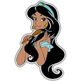 Aladdin Jasmine Disney Princess Vynil Car Sticker Decal - Select Size