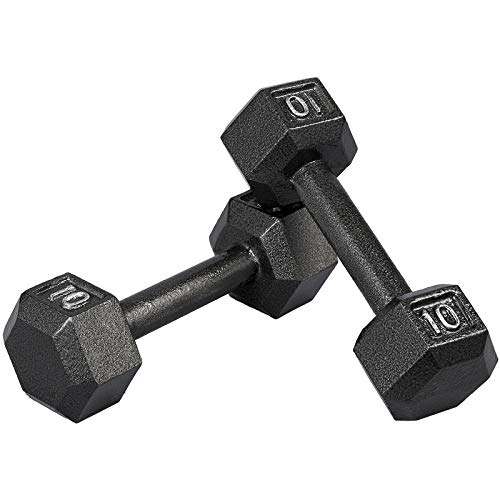 papababe Dumbbells Set Cast Iron Dumbbells Set Free Weights Hex