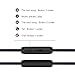 BestGot (1-Pack) AUX cord Audio Cable 3.5mm Headphones cord with Microphone In-line Volume (4.3ft / 1.3m) for Headphones, iPods, iPhones, iPads, Home / Car Stereos and More (Black)