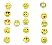 colorboy Funny Emoticon Soft Silicone Tennis Dampeners Tennis Shock Absorber (Pack of 16) Emoji Easy Use Tennis dampeners for All Tennis Player …