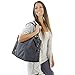 silvatrip Travel Tote Bag with Luggage Sleeve - Underseat Carry on Luggage - Qualifies as a Personal Item Flight Bag by Airlines