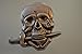 World War Two Elite Italian Army Military Unit, Skull Squadristi symbol, Mussolini's Fascist Italy, Il Duce, WW2 Silver Metal Lapel Pin, 1 piece Brooch