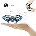 AICase Mini RC Quadcopter Drone, 2.4Ghz 6-Axis Gyro 4 Channels JXD 512W Helicopter Headless Mode UFO With 0.3MP Camera, Blue Bee (Blue/With WIFI)