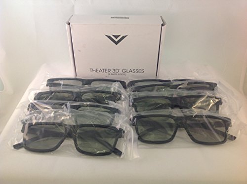 8 Pair of NEW Vizio Passive 3D Glasses XPG308 – Works on All Vizio TV’s