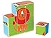 Hape Zoo Animals Wooden Toddler Stacking Block Puzzle