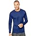 Hanes Cool DRI'Performance mens Long-Sleeve T-Shirt,Deep Royal,Large