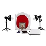 Fovitec StudioPRO Table Top Retail Lighting Tent  Backgrounds, Display Table, Lights Kit