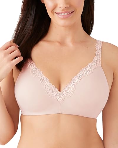 Wacoal Women's Softly Styled Wirefree T-Shirt Bra, Rose Dust, 40D
